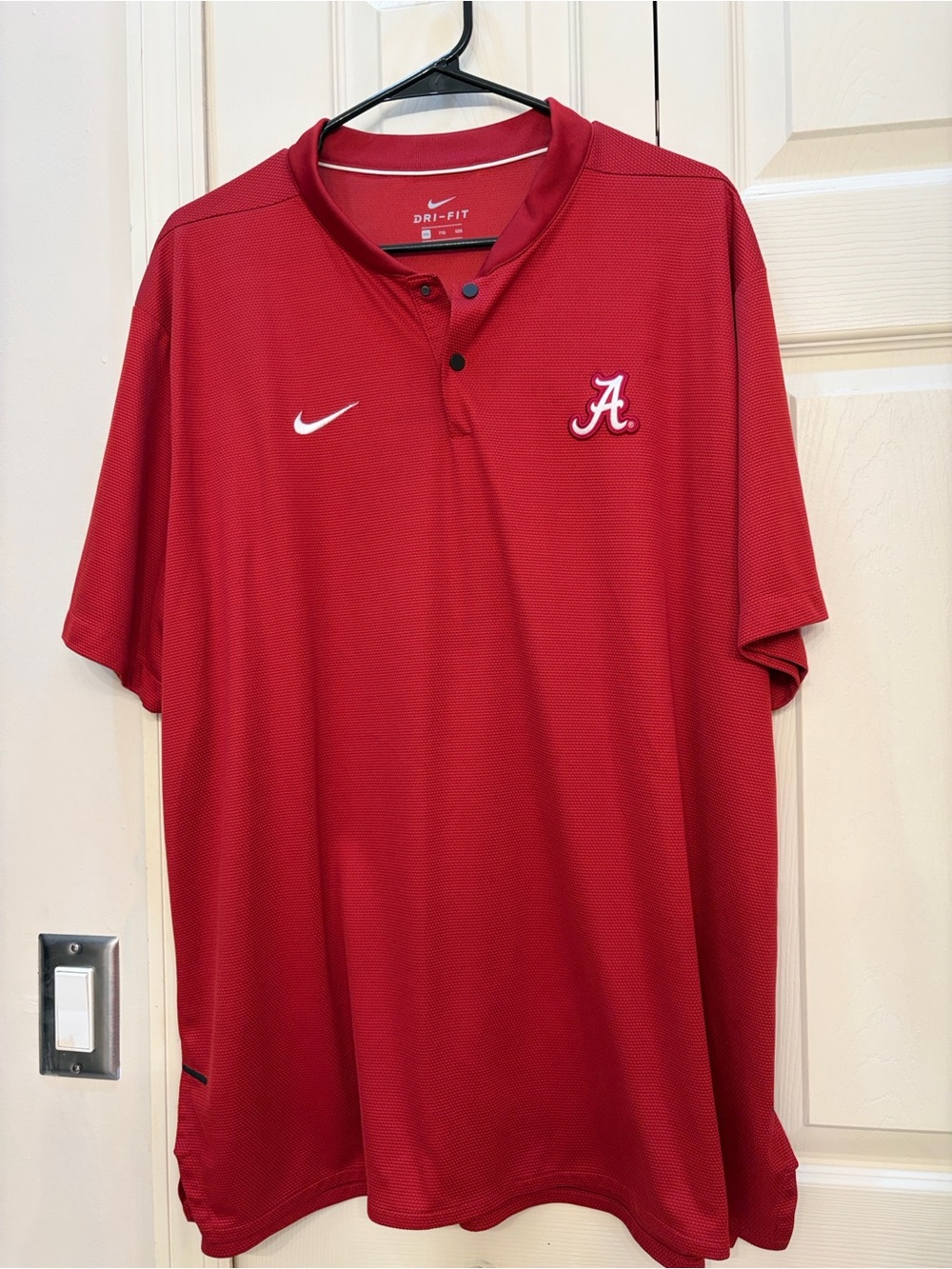 Nike Men’s Red Alabama Dri-FIT Polo Shirt